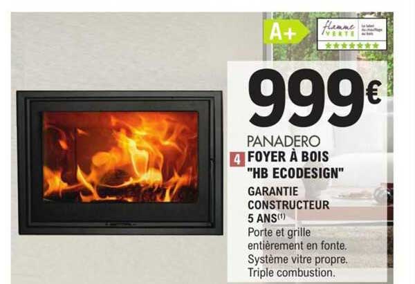 foyer à bois "hb écodesign"