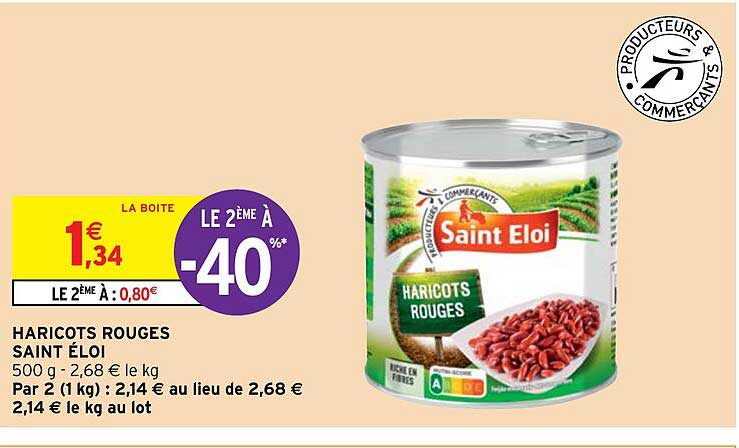 haricots rouges saint éloi