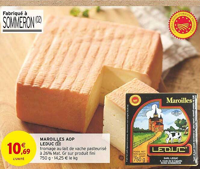 maroilles aop leduc