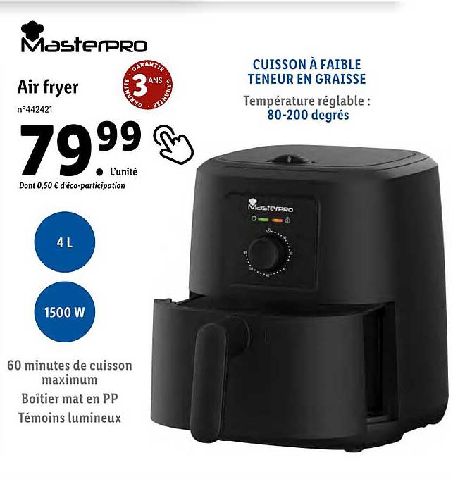 masterpro air fryer