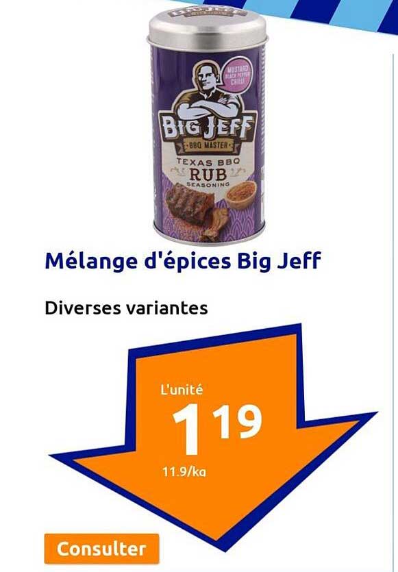 mélange d'épices big jeff