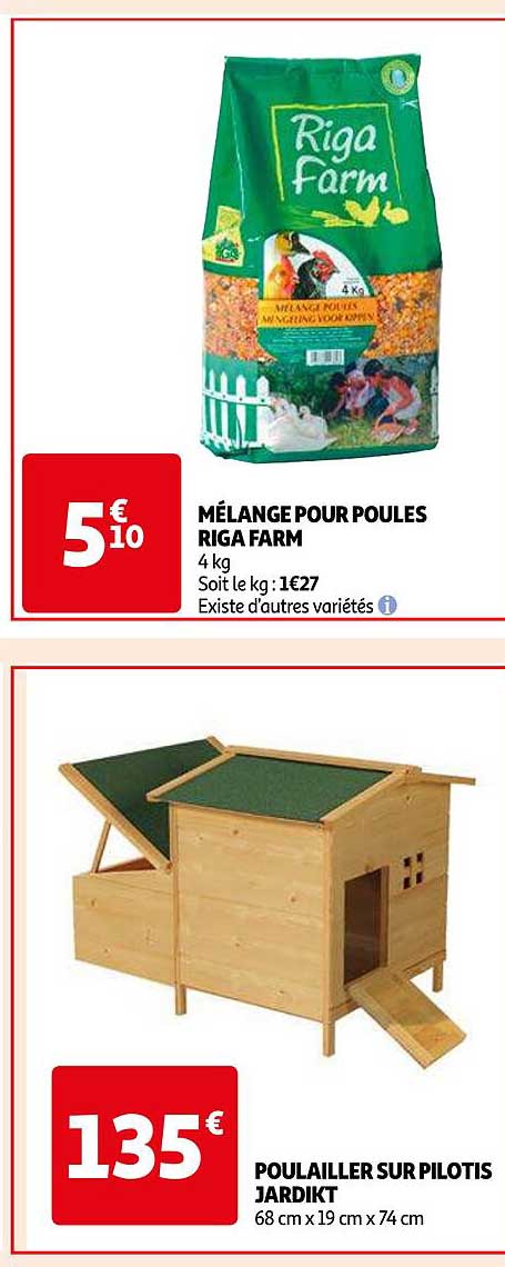 Mélange Pour Poules Riga Farn, Poulailler Sur Pilotis Jardikt