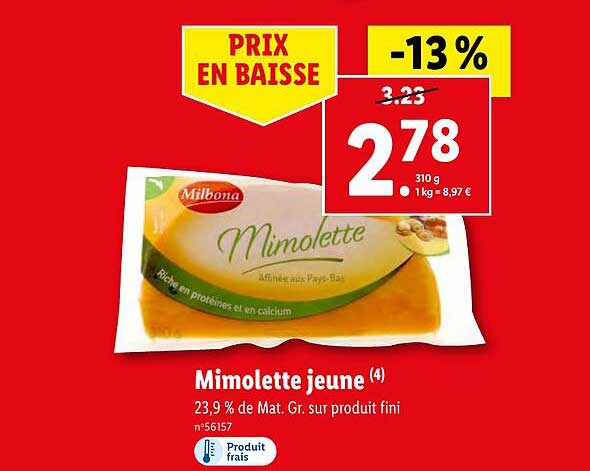 Mimolette Jeune Milbona