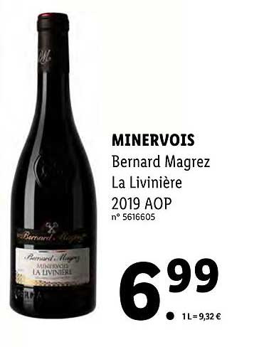 Minervois Bernard Magrez La Livinière 2019 Aop
