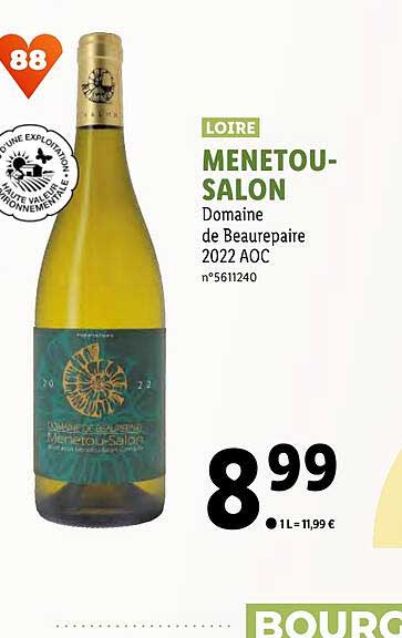 moire menetou-salon domaine de beaurepaire 2022 aoc