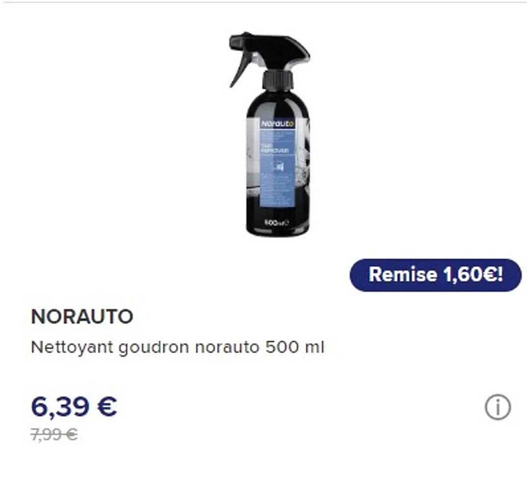 nettoyant goudron norauto 500 ml