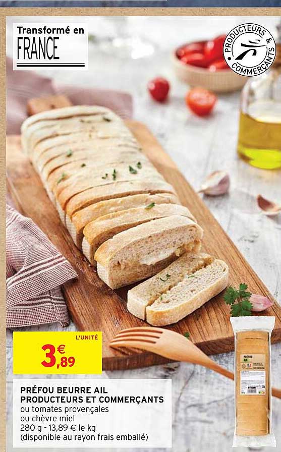 préfou beurre ail producteurs et commerçants