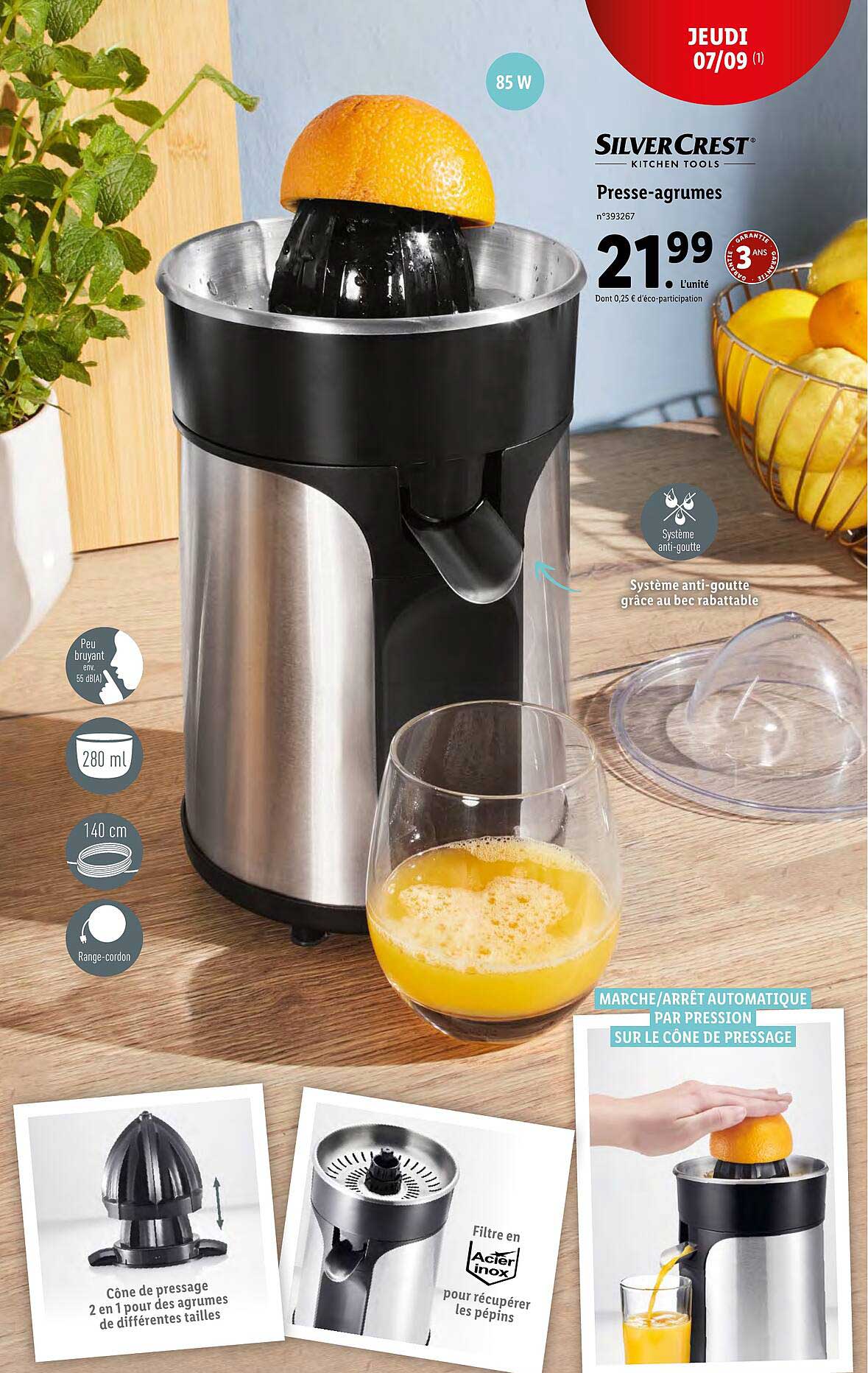 presse-agrume silver crest