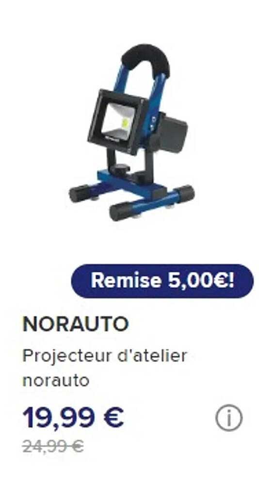 projecteur d'atelier norauto