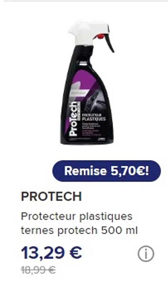 protecteur plastiques ternes protech 500 ml
