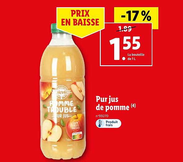Pur Jus De Pomme Solevita