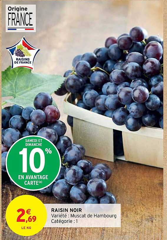 Raisin Noir Muscsat De Hambourg