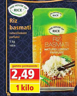 riz basmati naturellement parfumé the house of rice