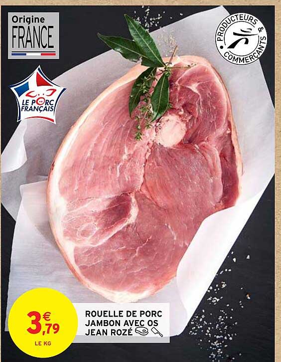 rouelle de porc jambon avec os jean rozé