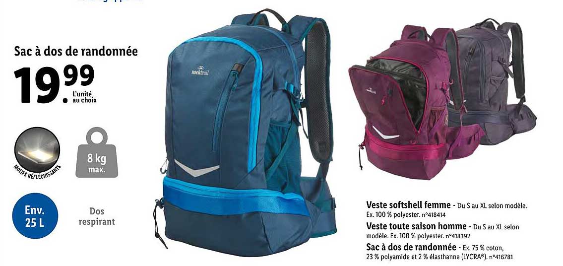 Sac à Dos De Randonnée