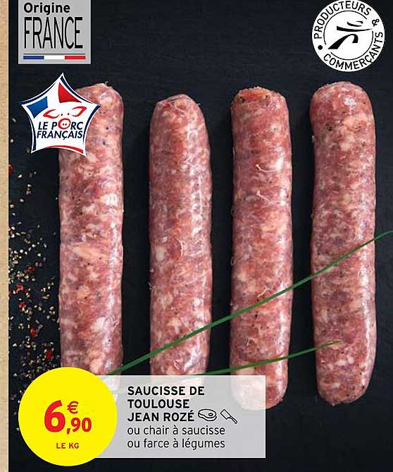 Saucisse De Toulouse Jean Rozé