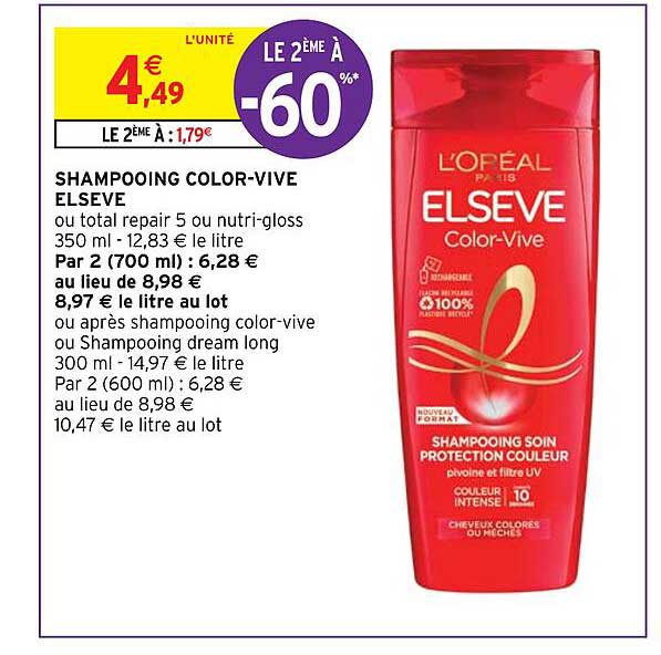shampooing color-vive elseve
