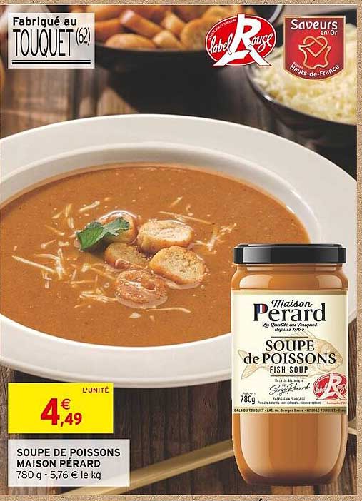 soupe de poissons maison pérard