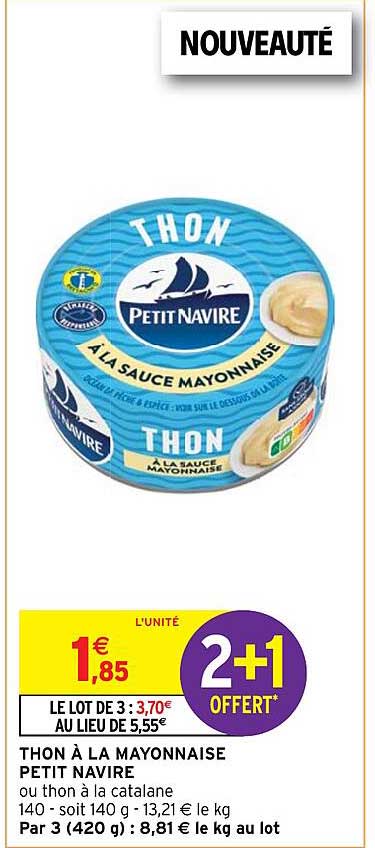 Thon à La Mayonnaise Petit Navire