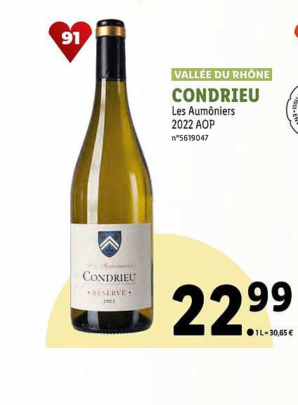 Vallée Du Rhône Condrieu Les Aumôniers 2022 Aop