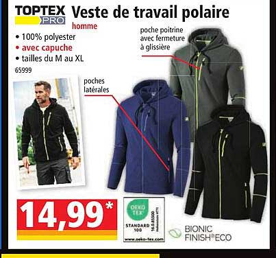 Veste De Travail Polaire Toptex Pro