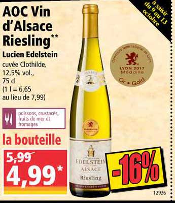 aoc vin d'alsace riesling lucien edelstein