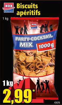 biscuits apéritifs xox group
