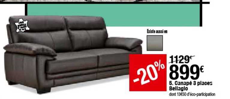 Canapé 3 Places Bellaglo