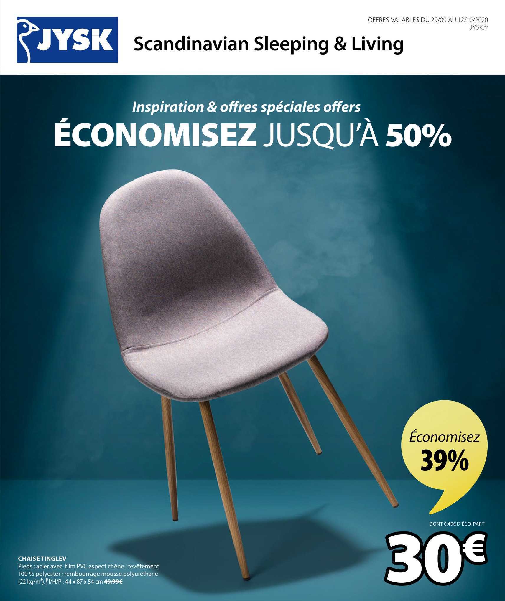 Chaise Tinglev Scandinavian Sleeping & Living