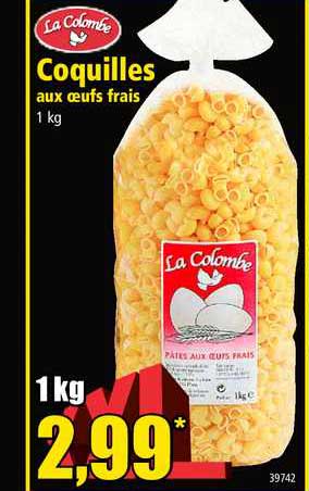 coquilles aux œufs frais la colombe