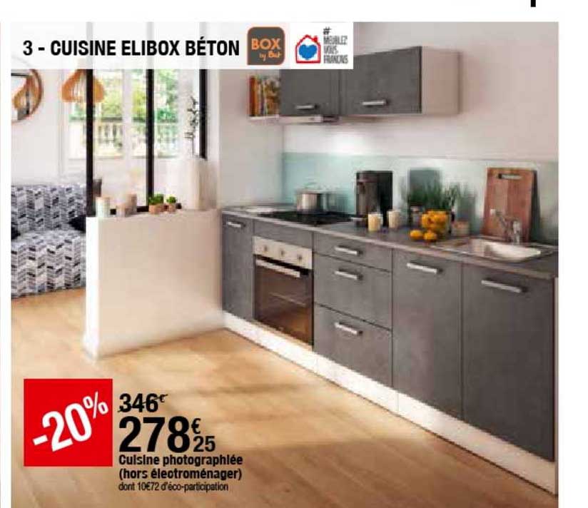 cuisine elibox béton