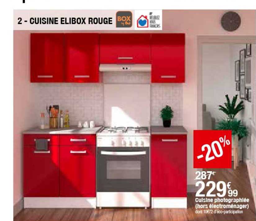 cuisine elibox rouge