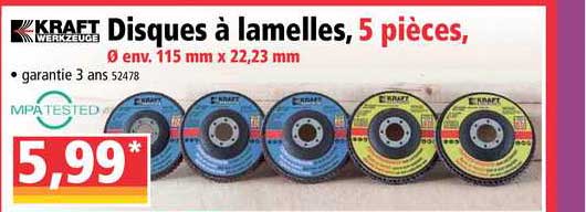 disques à lamelles kraft werkzeuge