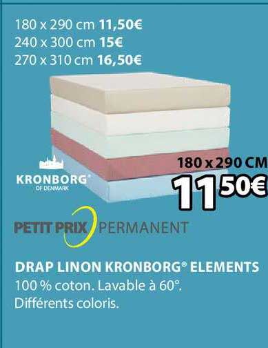 drap linon kronborg éléments