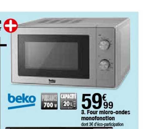 four micro ondes monofonction beko