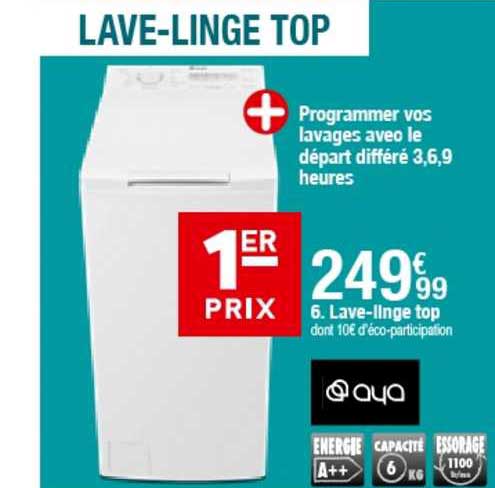 lave linge top