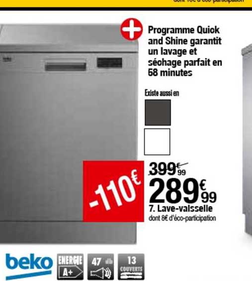 lave vaisselle beko