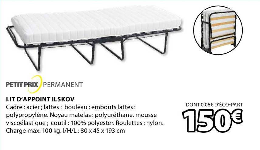 Lit D'appoint Ilskov Petit Prix Permanent