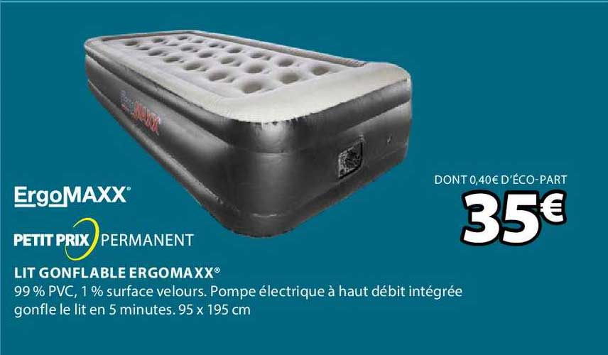 lit gonflable ergomaxx