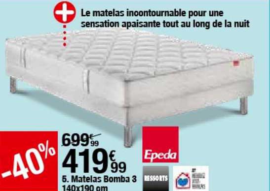 matelas bomba 3 140x190 cm epeda -40%
