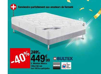 matelax matrix 140x190 cm bultex -40%