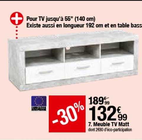meuble tv matt