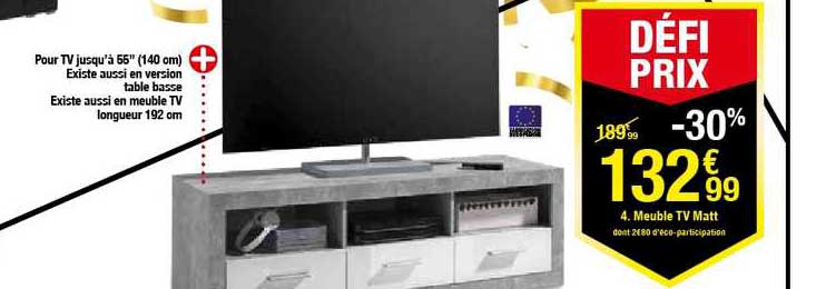 meuble tv matt