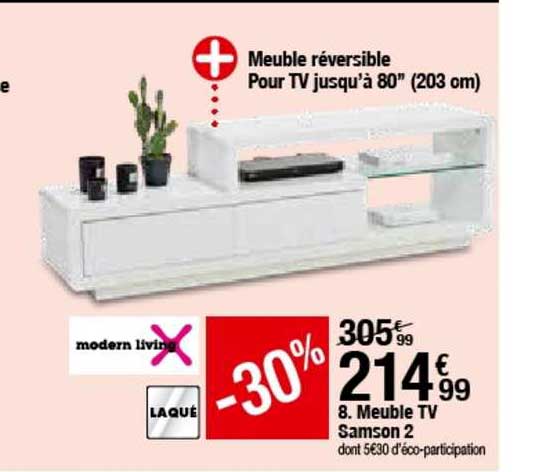 meuble tv samson 2 modern living