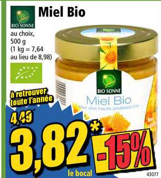 Miel Bio Bio Sonne