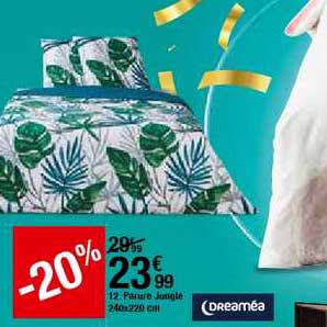 parure jungle 240x220 cm dreaméa -20%