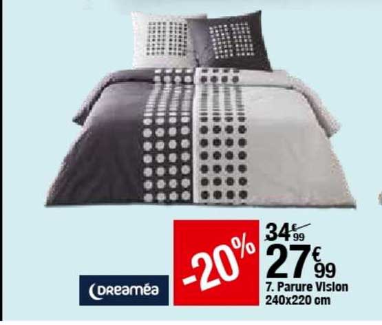 parure vision 240x220 cm dreaméa -20%