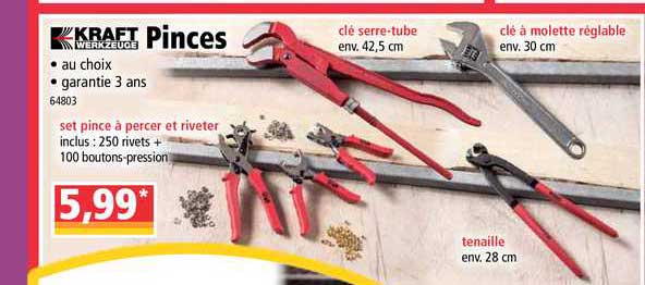 pinces kraft werkzeuge