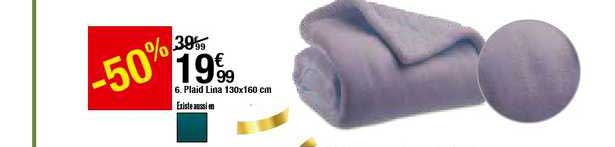 plaid lina 130x160 cm -50%