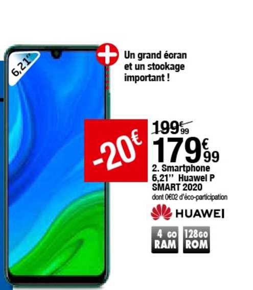 smartphone 6.21" huawei p smart 2020